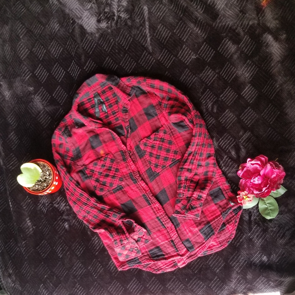 Seven7 Buffalo Plaid Shirt